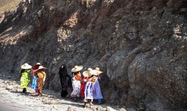 Women of the Jebel Sabir region of Yemen. 